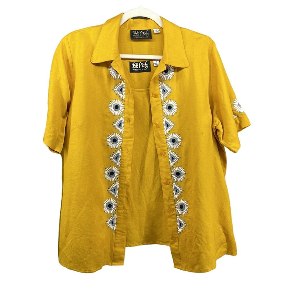 New Bob‎ Macke Wearable Art Linen 2 Pc. Outfit Size Medium (M)